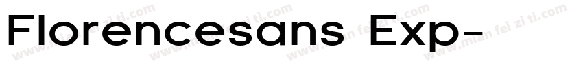 Florencesans Exp字体转换